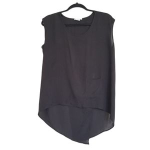 Bar III Criss-crossed Open Back Top Size L